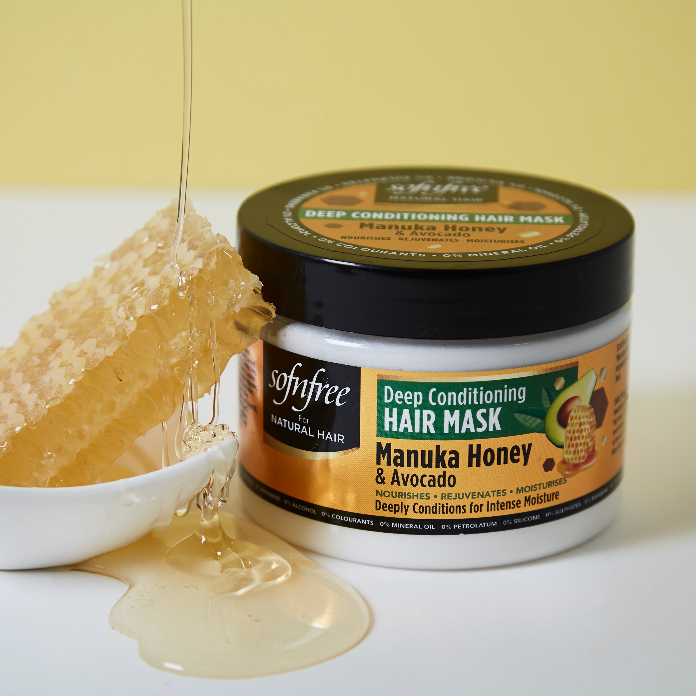 Deep Conditioning Hair Mask with Manuka Honey & Avocado