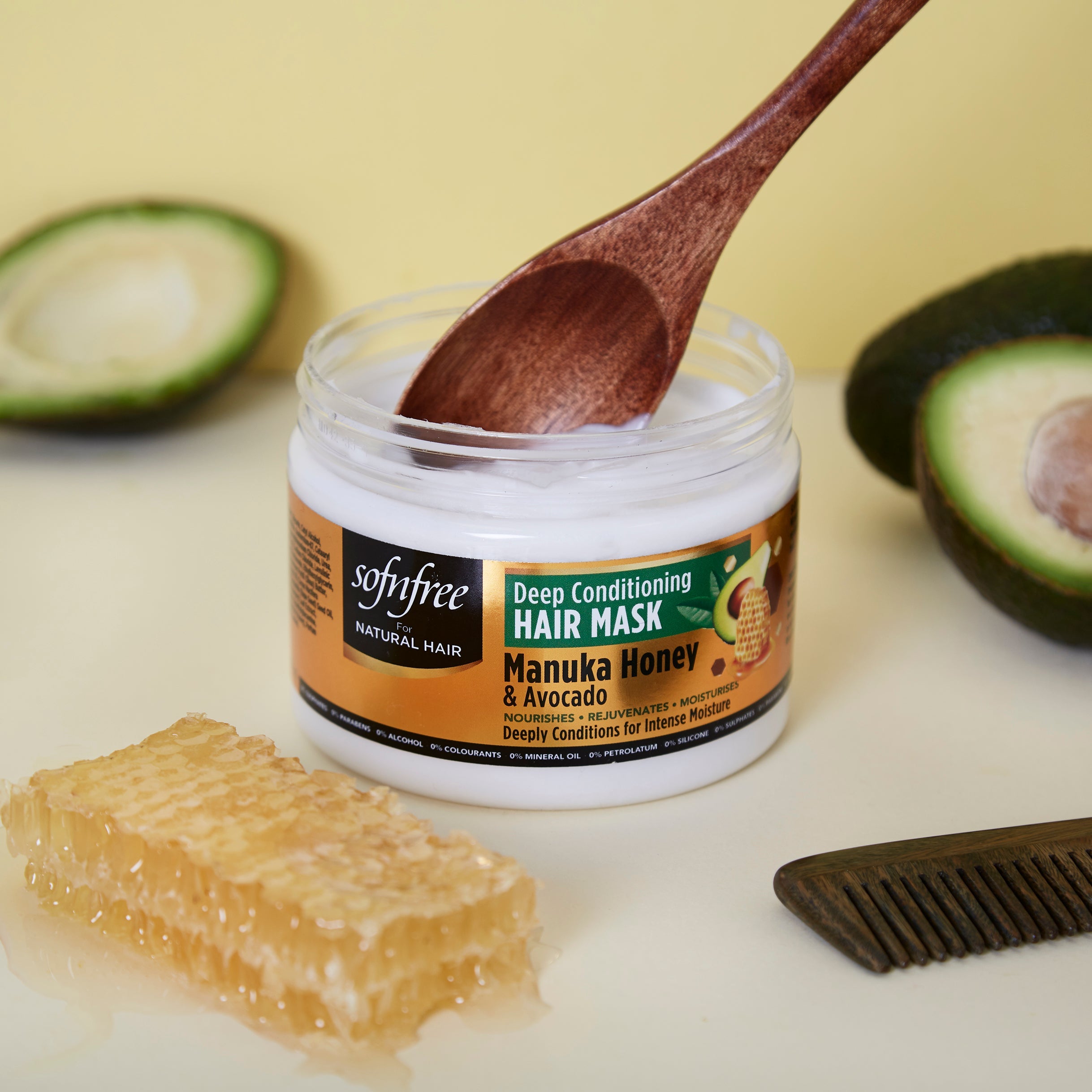 Deep Conditioning Hair Mask with Manuka Honey & Avocado