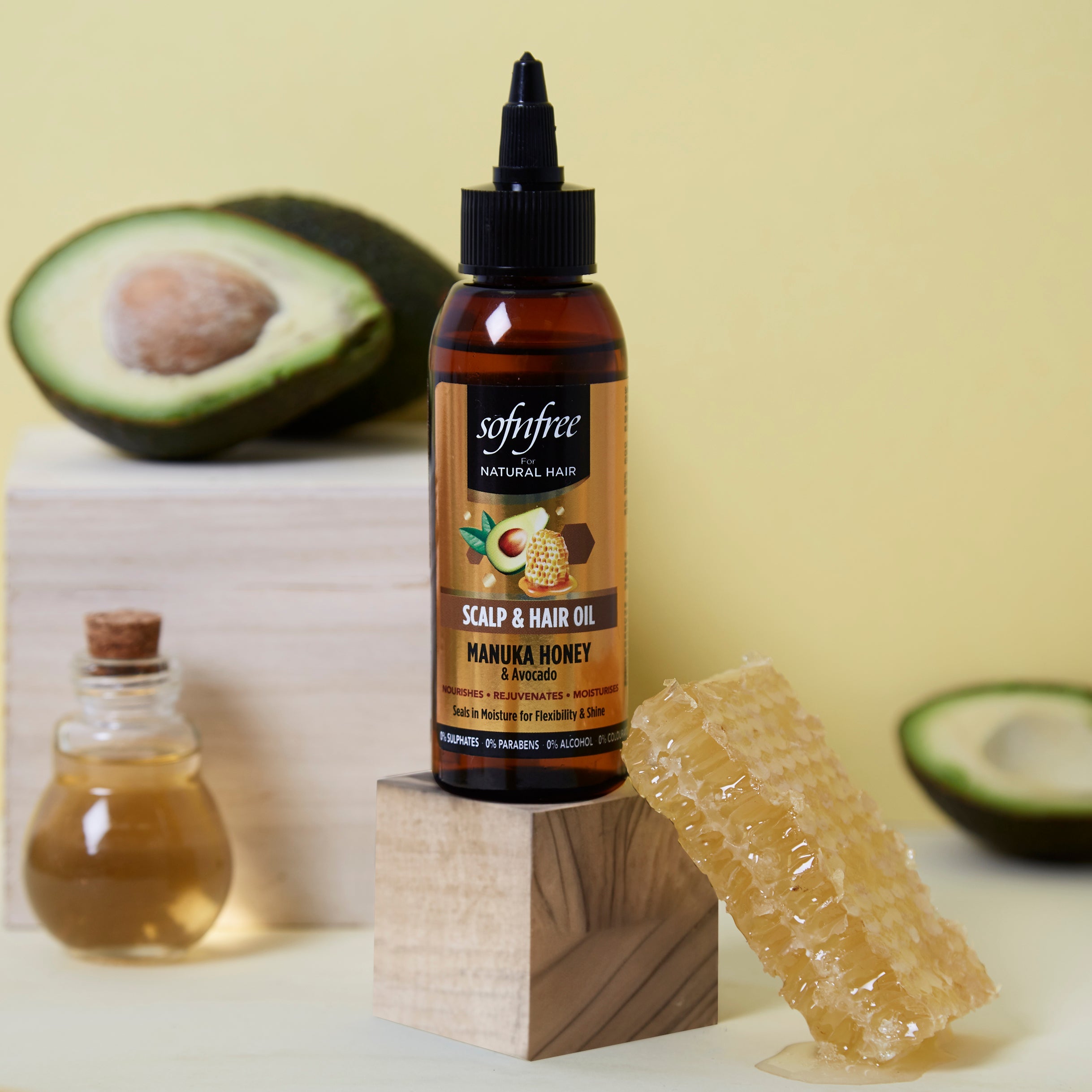 Scalp & Hair Oil with Manuka Honey & Avocado