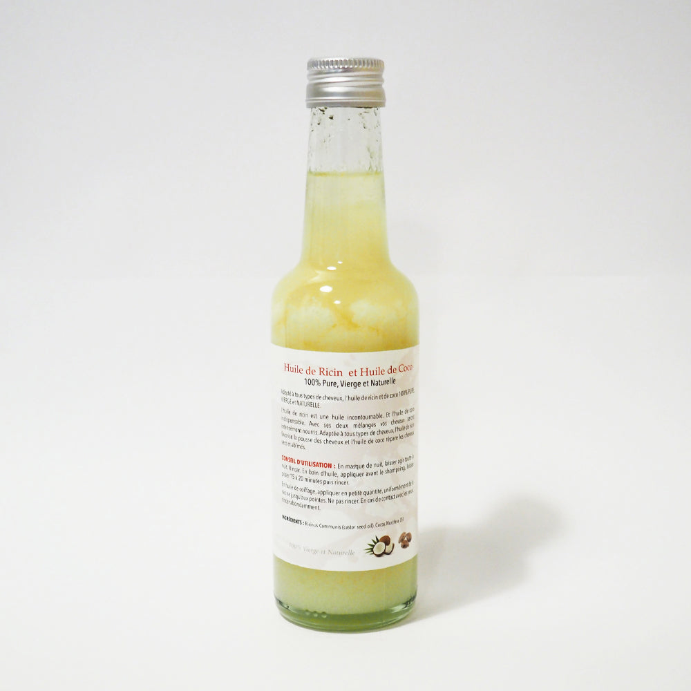 CRAZY POUSS - Huile de ricin coco 2 en 1