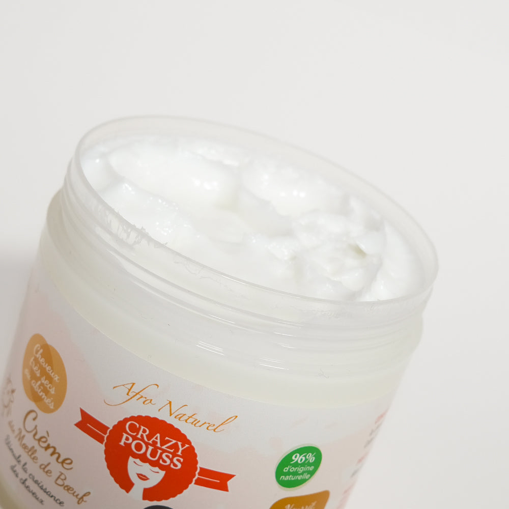 CRAZY POUSS - Crème hydratante et réparatrice Moelle de Boeuf - Blanche