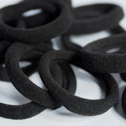 CRAZY POUSS - 12 élastiques striés - Taille XS - Noir