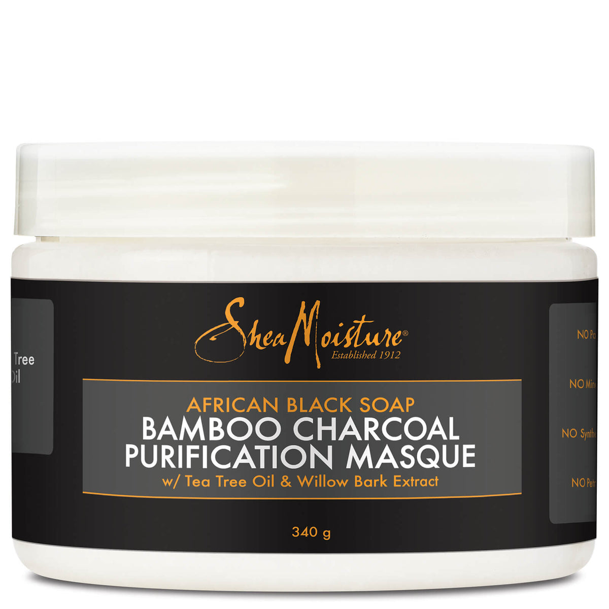 Shea Moisture - Black Soap Bamboo Charcoal Purification Masque (Masque purificateur)
