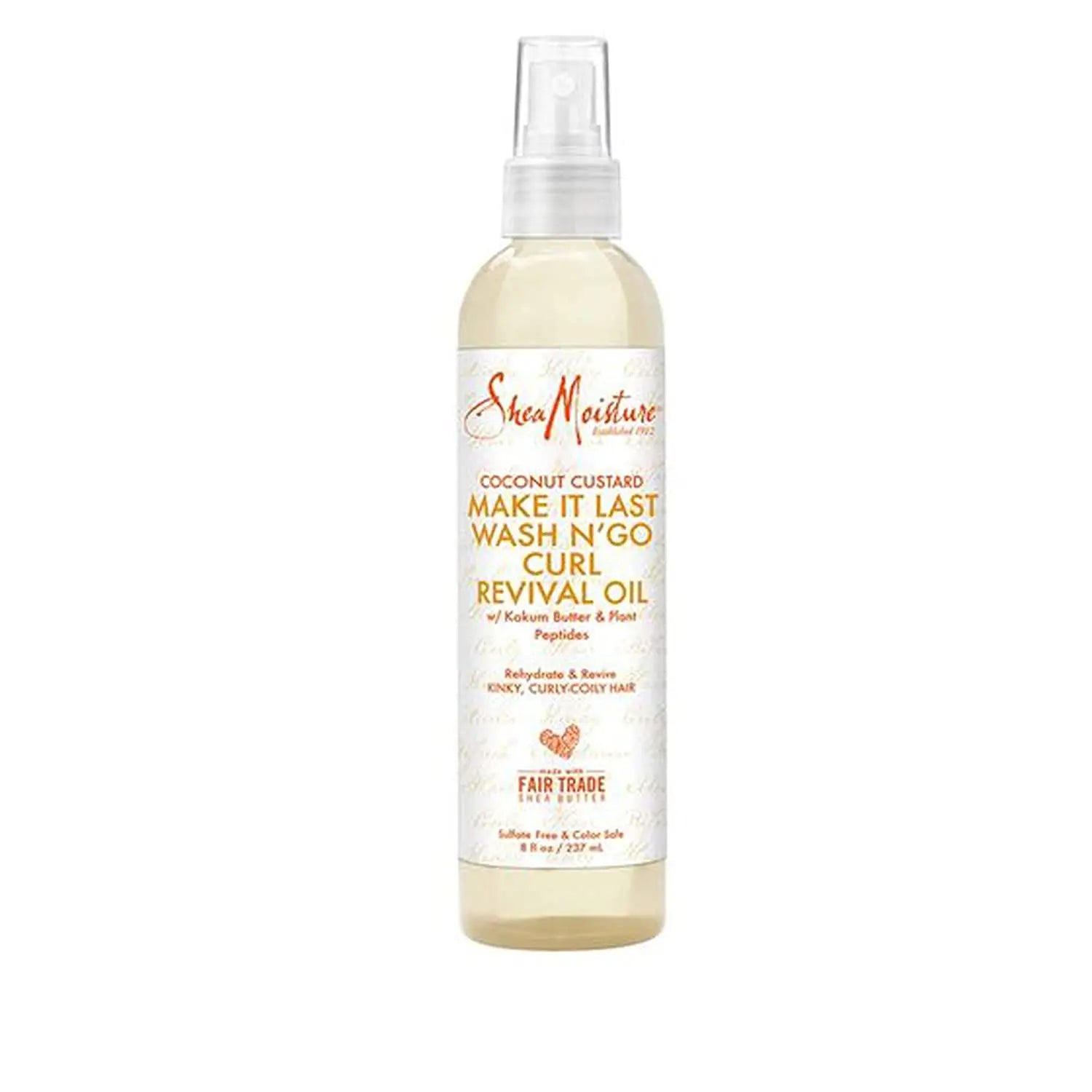 SHEA MOISTURE – COCONUT CUSTARD - Make It Last Wash N'Go Curl Revival Oil 237ml