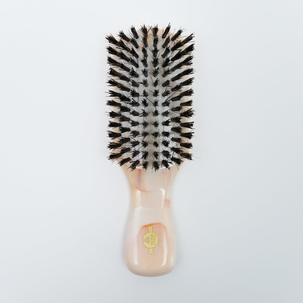 CRAZY POUSS - Brosse lissante en bois - 12 couleurs