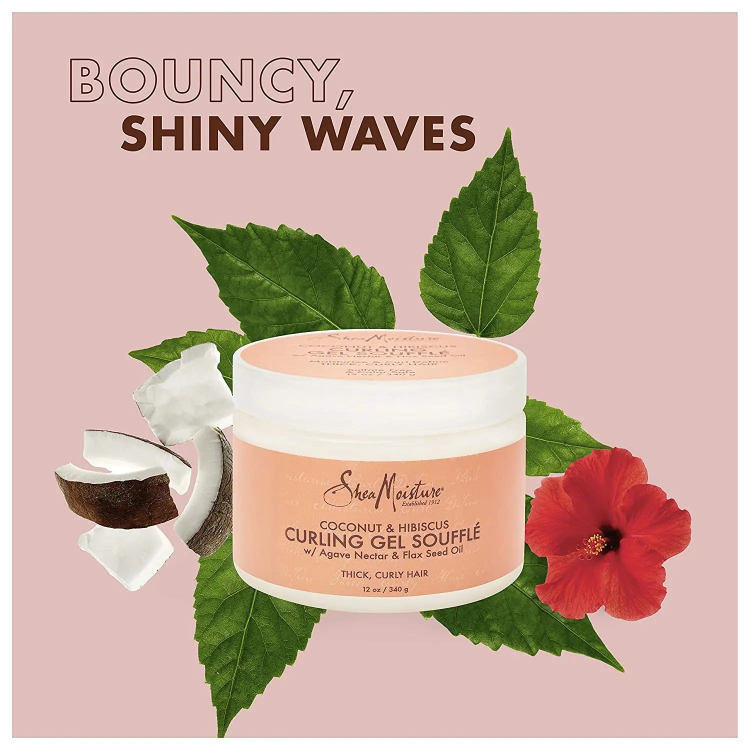 SHEA MOISTURE - COCONUT & HIBISCUS - Curling Gel Soufflé