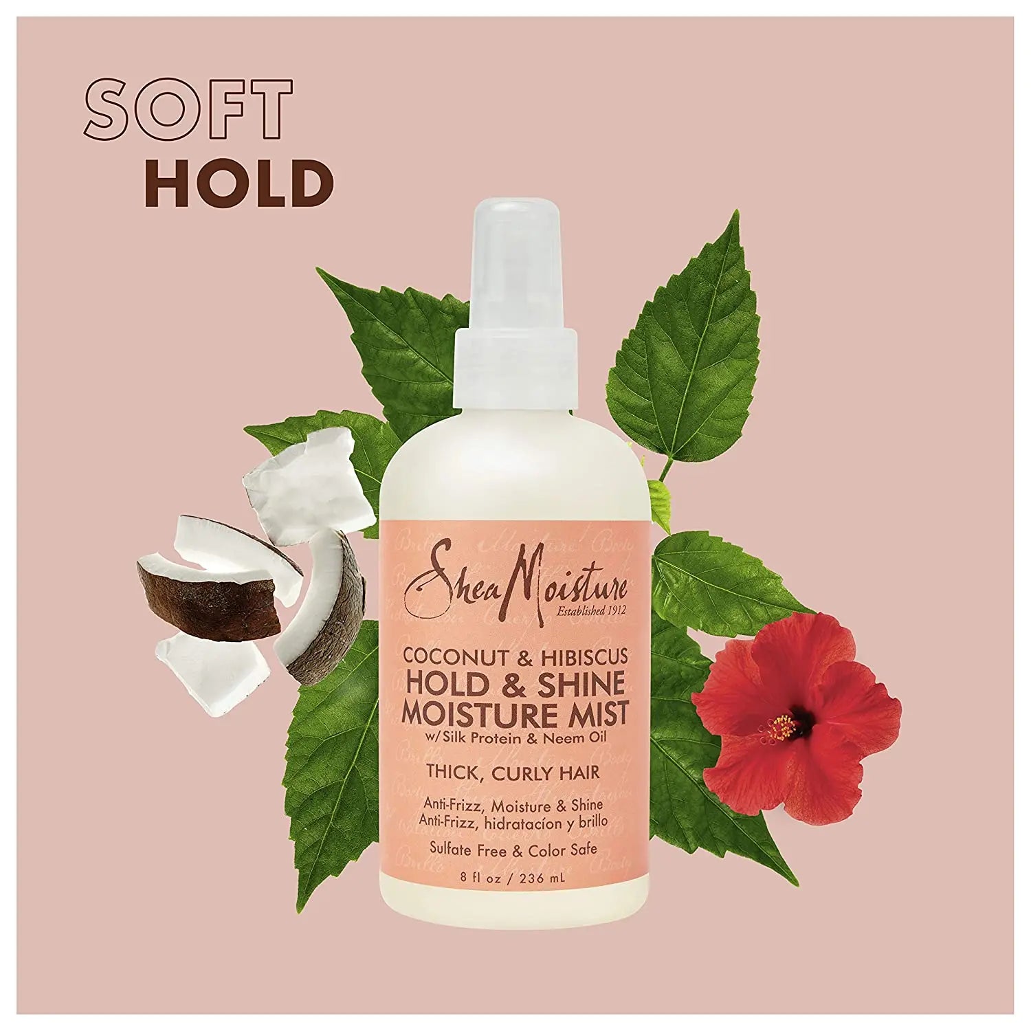 Spray Hold & Shine Moisture Mist 236ml - SHEA MOISTURE