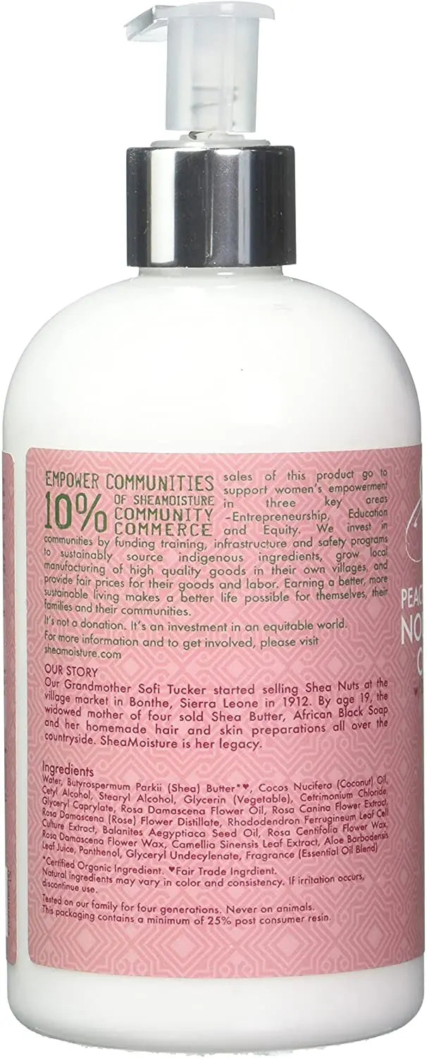 SHEA MOISTURE – PEACE ROSE OIL COMPLEX - Nourish & Silken Conditioner 384ml