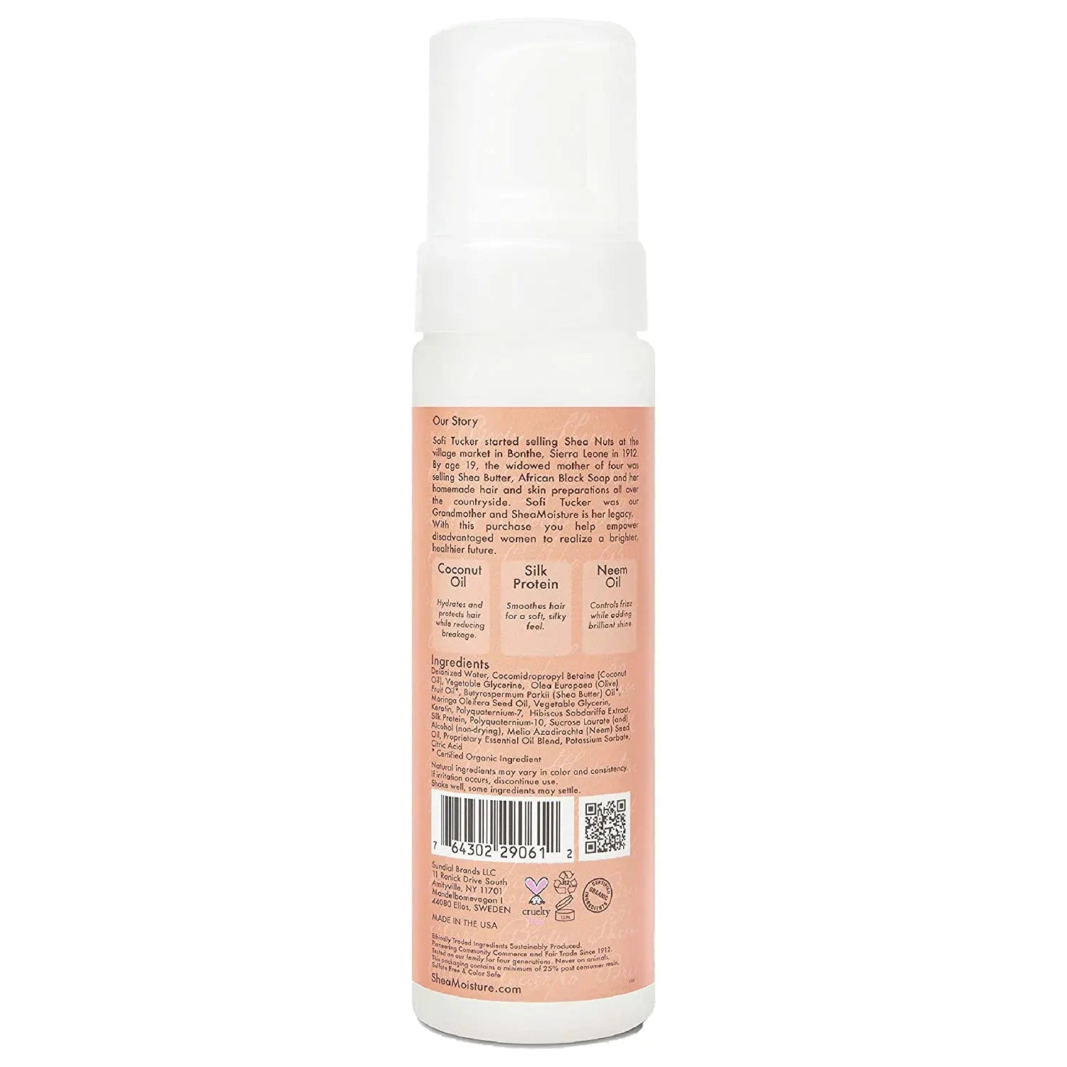 Mousse Coiffante Frizz-Free Hibiscus & Coco 220ml - SHEA MOISTURE