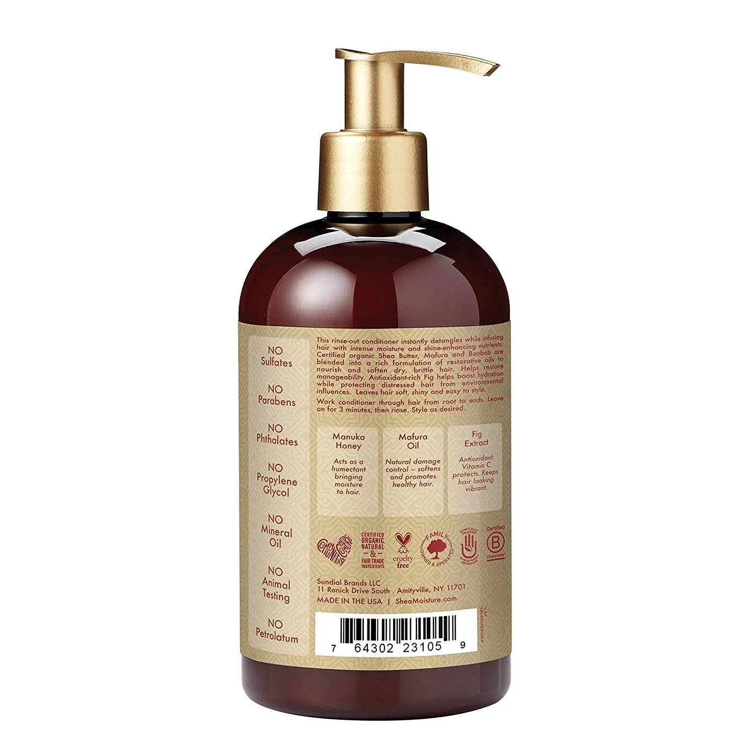 Après Shampoing MANUKA & MAFURA 384ml - SHEA MOISTURE