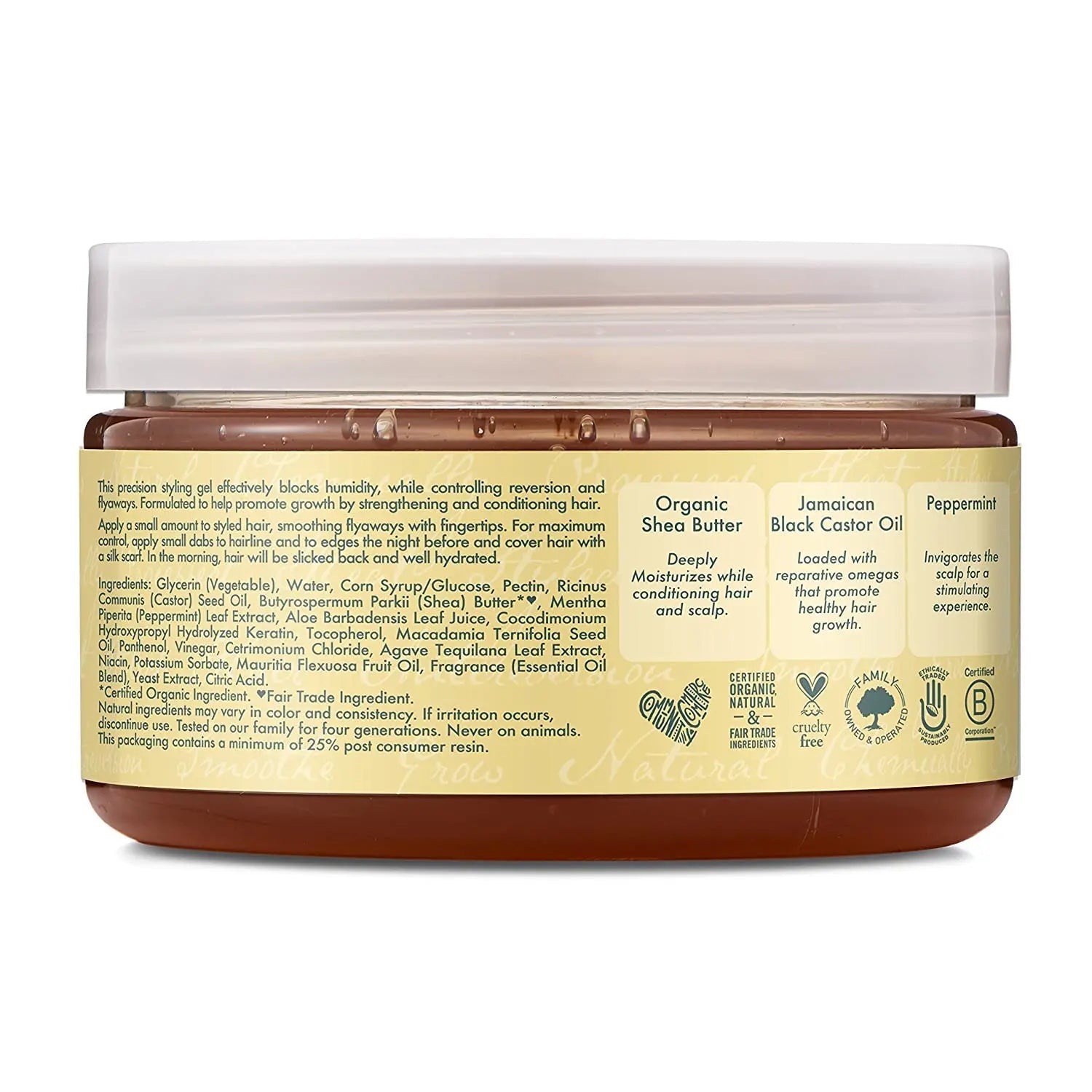 SHEA MOISTURE - Cire Coiffante à l’Huile de Ricin Noire 99g