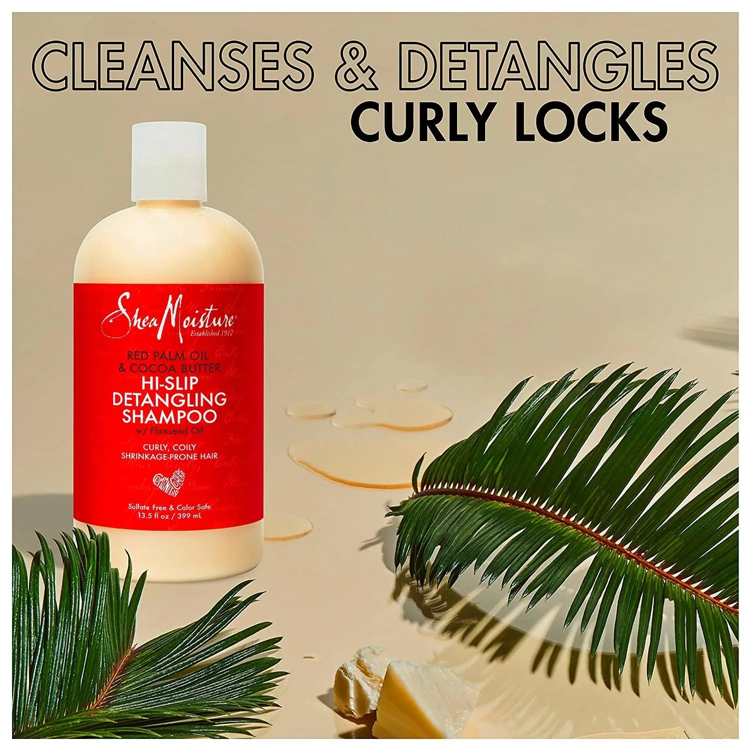 Shampoing Detangling RED PALM 384ml - SHEA MOISTURE