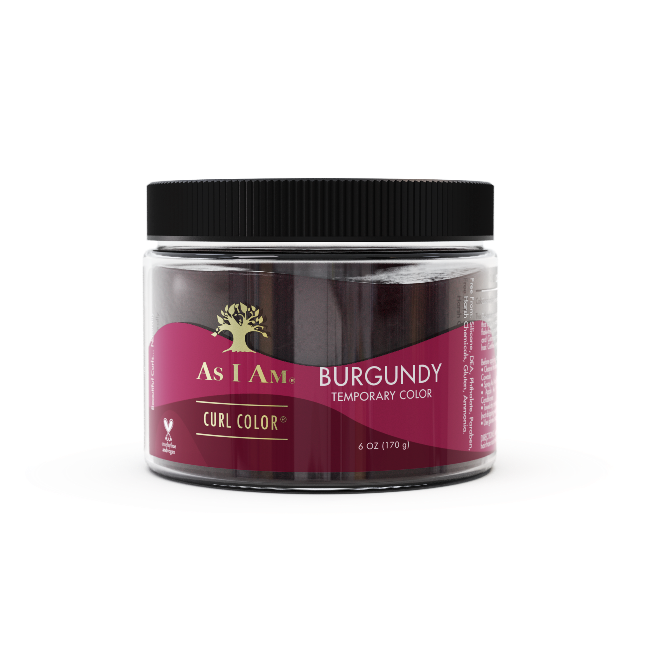 As I am - Curl Color - Gelée Colorante (temporaire) & Coiffante - Burgundy