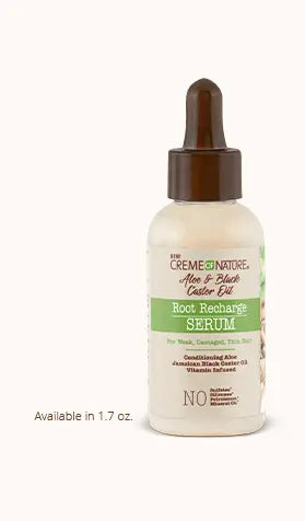 CREME OF NATURE - ALOE & BLACK CASTOR OIL - Root Recharge Serum 50ml