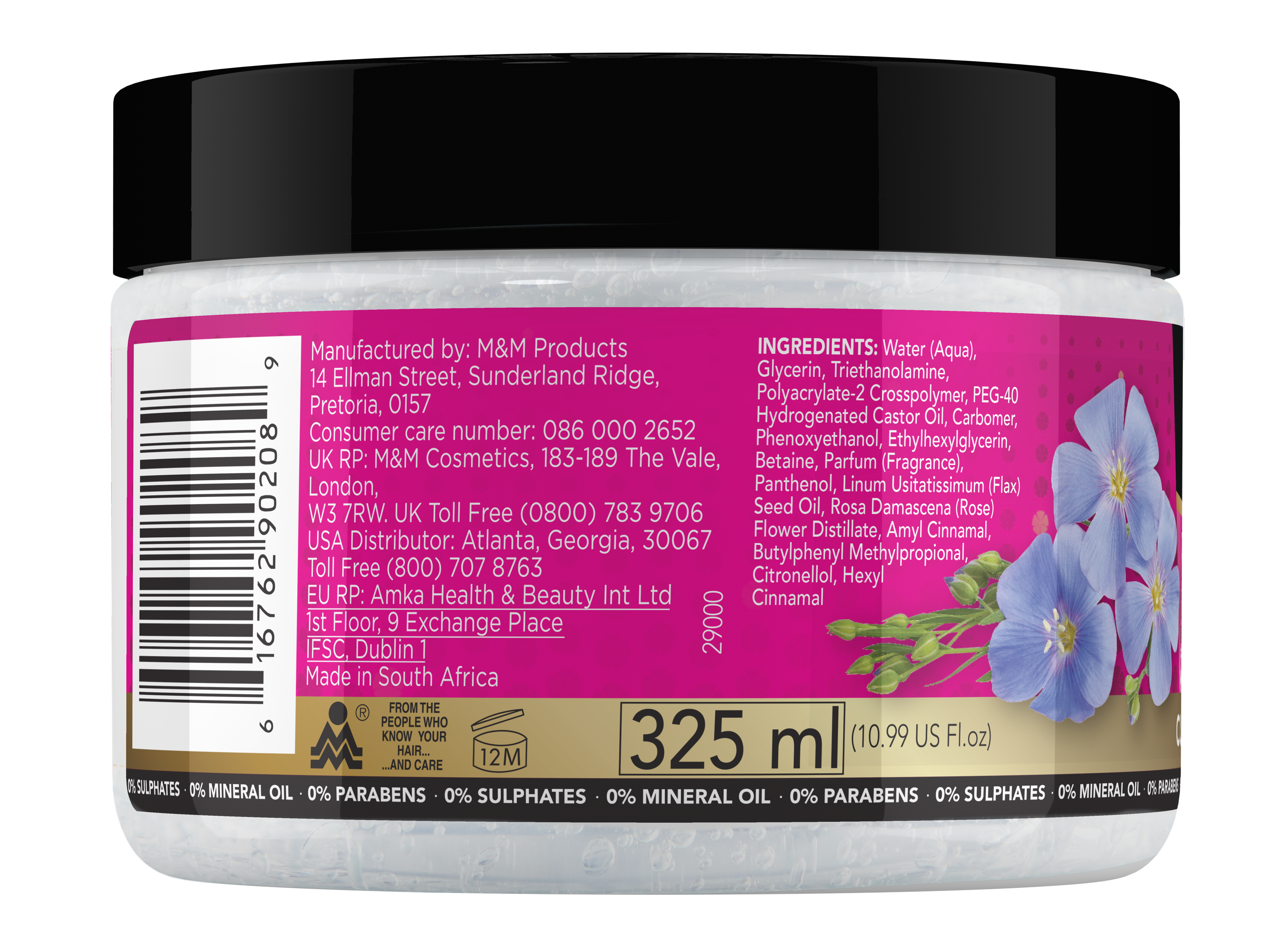 Curl Elongating Gel with Flaxseed Oil & Rosewater