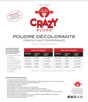 CRAZY POUSS - Poudre décolorante Crazy blond