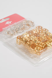 CRAZY POUSS - Bijoux pour cheveux - Argenté (Silver) ou Doré (Gold)