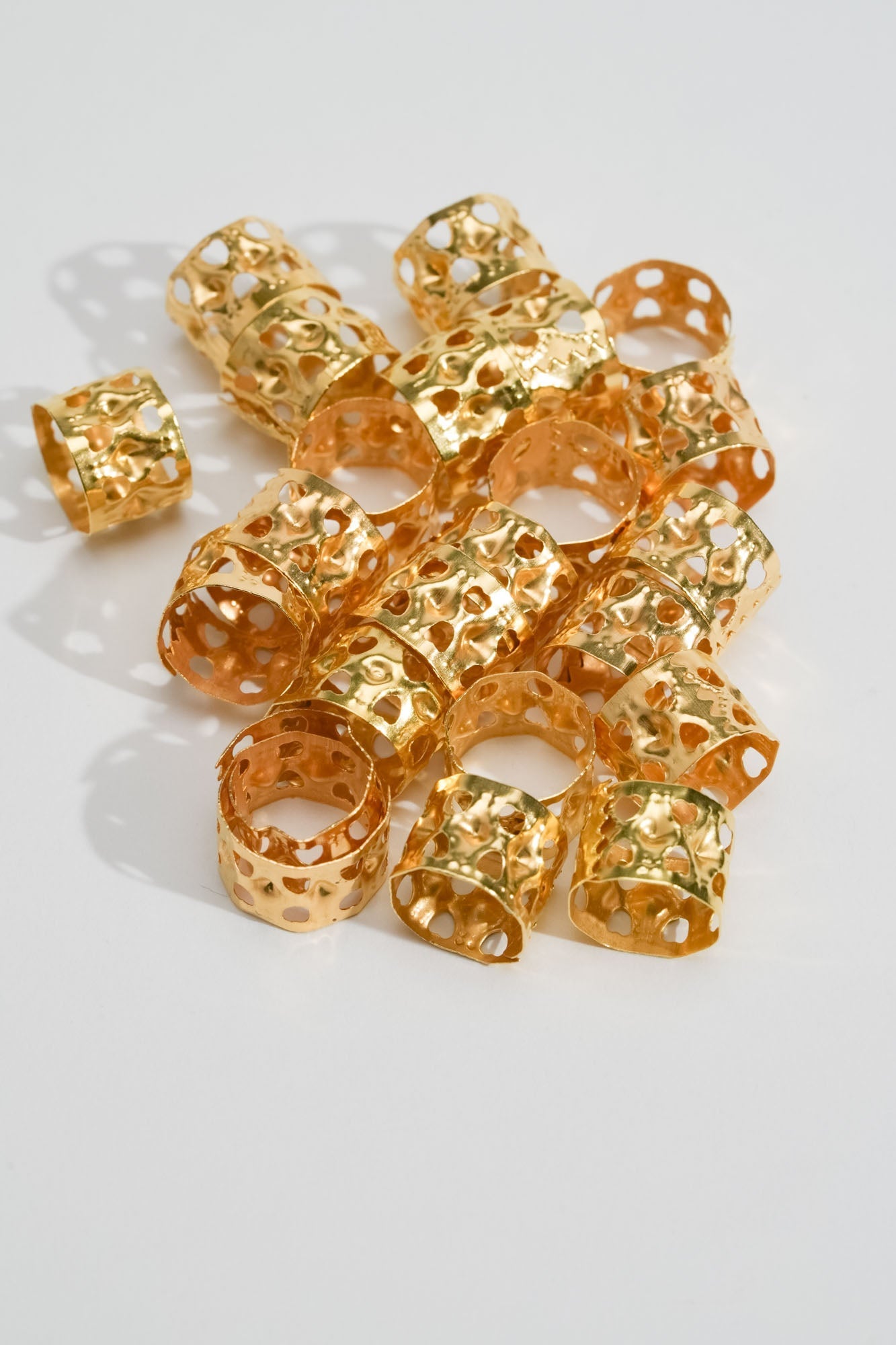 CRAZY POUSS - Bijoux pour cheveux - Argenté (Silver) ou Doré (Gold)