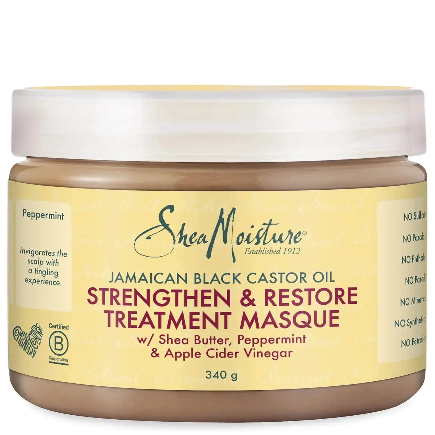 Masque Réparateur JAMAICAN BLACK CASTOR OIL 340g - SHEA MOISTURE