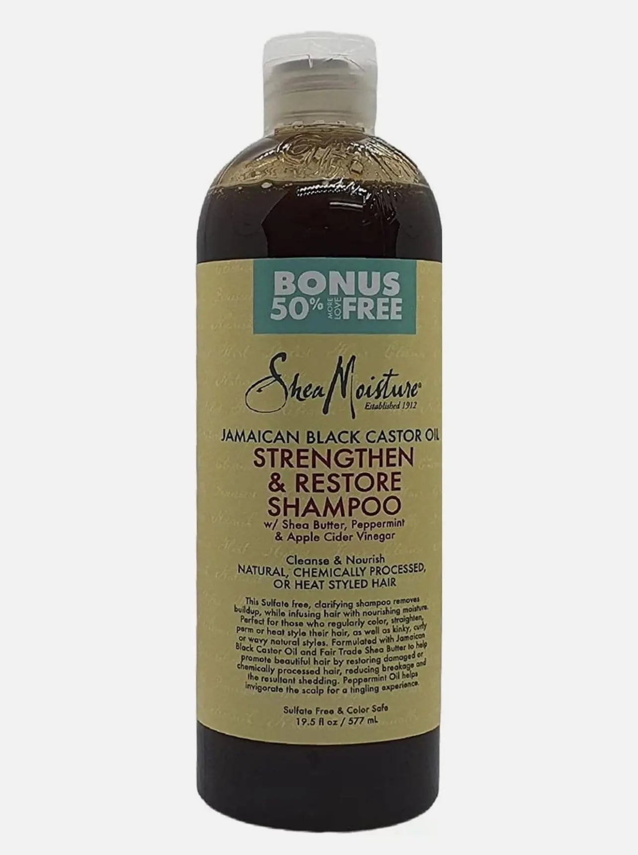 Shampoing JAMAICAN BLACK CASTOR OIL 577ml - SHEA MOISTURE