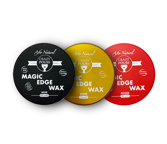 Pack CIRE COIFFANTE x3 MAGIC EDGE WAX - CRAZY POUSS