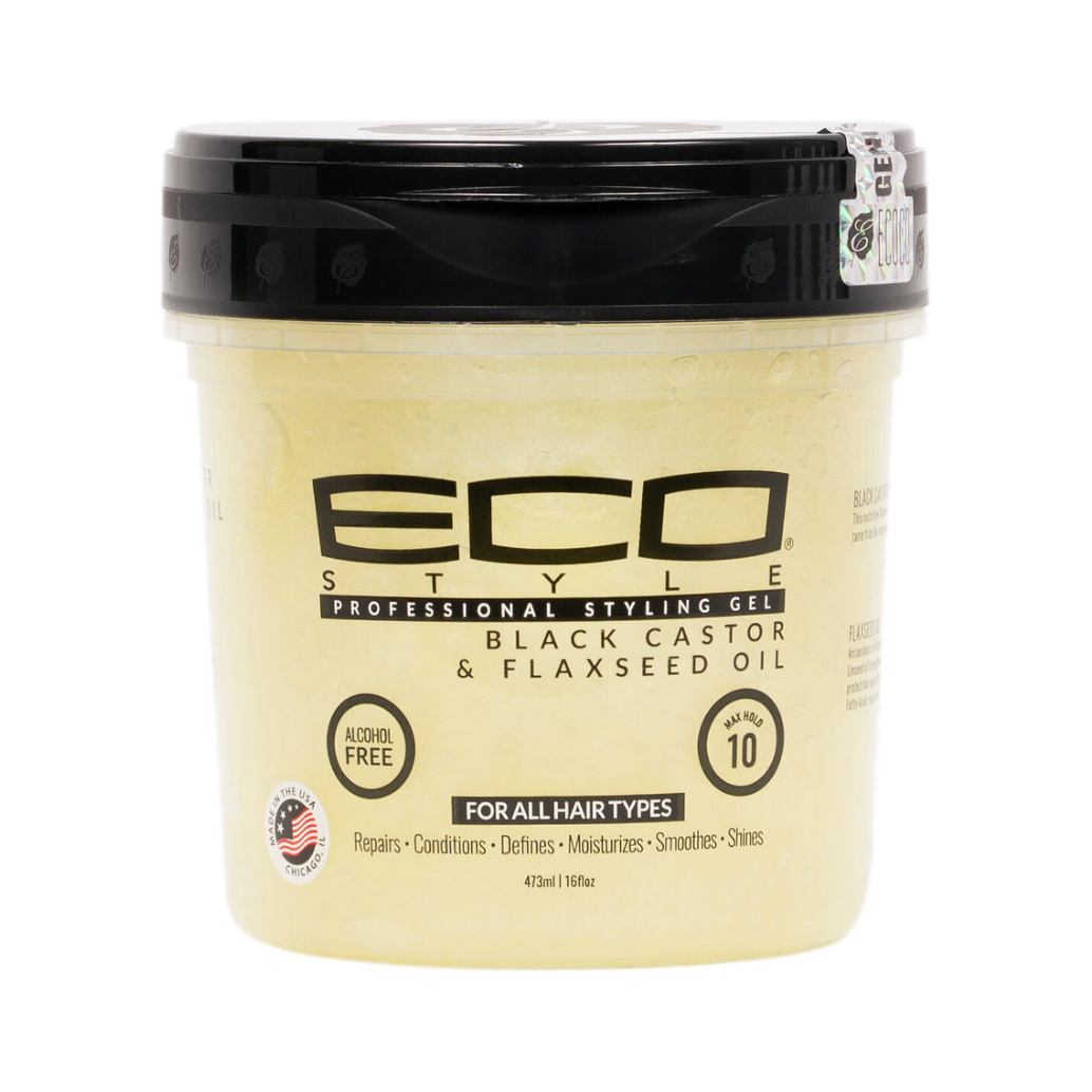 Eco Styler – Black Castor & Flaxseed (Gel activateur de boucles)