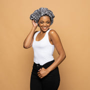 CRAZY POUSS - Bonnet en wax modèle 002 - Anti-dessèchement - Plusieurs coloris