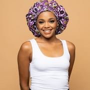 CRAZY POUSS - Bonnet en wax modèle 004 - Conservateur d’hydratation - Plusieurs coloris