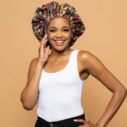 CRAZY POUSS - Bonnet en wax modèle 007 - Anti-dessèchement et anti-casse - Plusieurs coloris