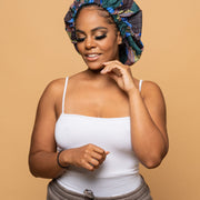 CRAZY POUSS - Bonnet en wax modèle 012 - Protecteur hydratant - Plusieurs coloris