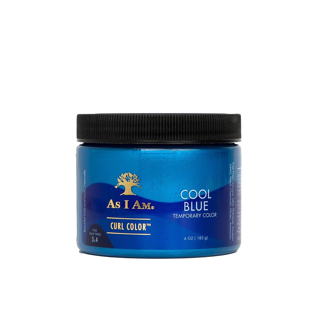 As I am - Curl Color - Gelée Colorante (temporaire) & Coiffante - Cool Blue