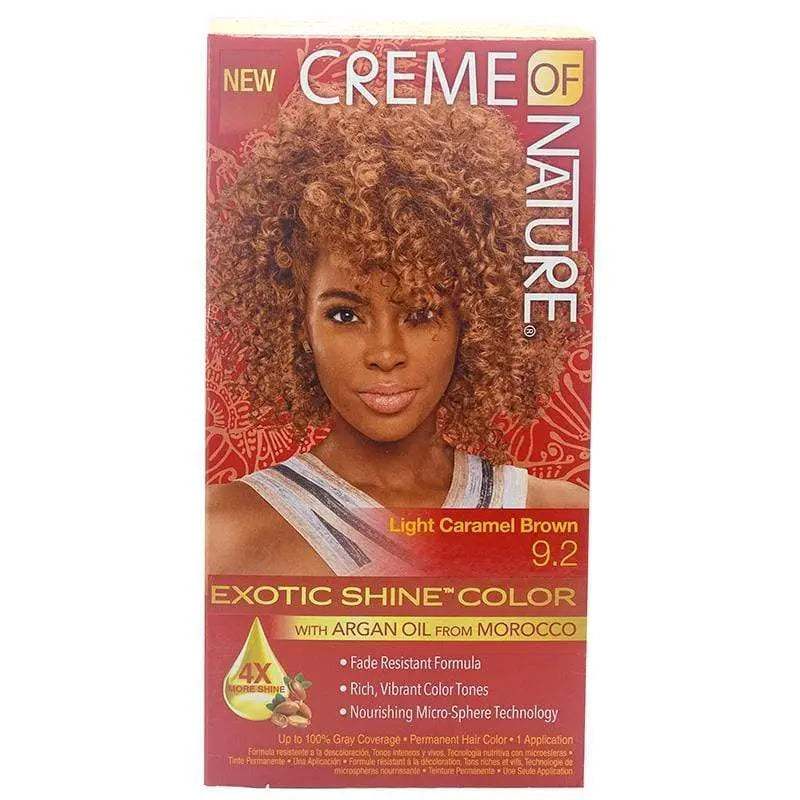 Coloration 9.2 Light Caramel Brown - CREME OF NATURE