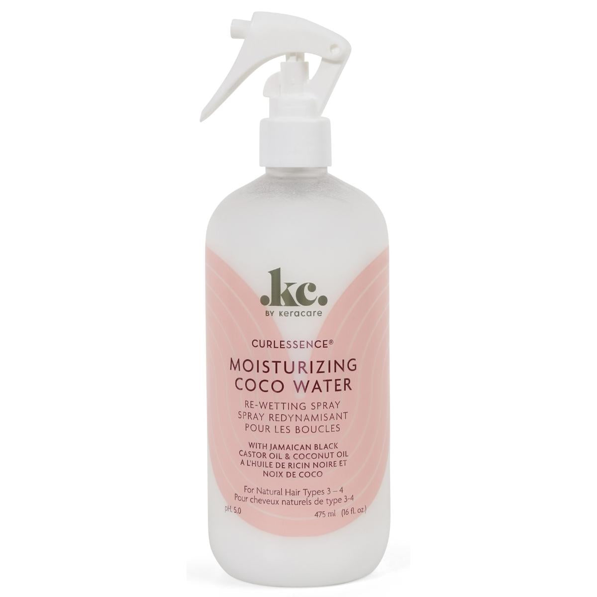 Curlessence by Keracare - Moisturizing Coco Water - Spray hydratant (475ml)