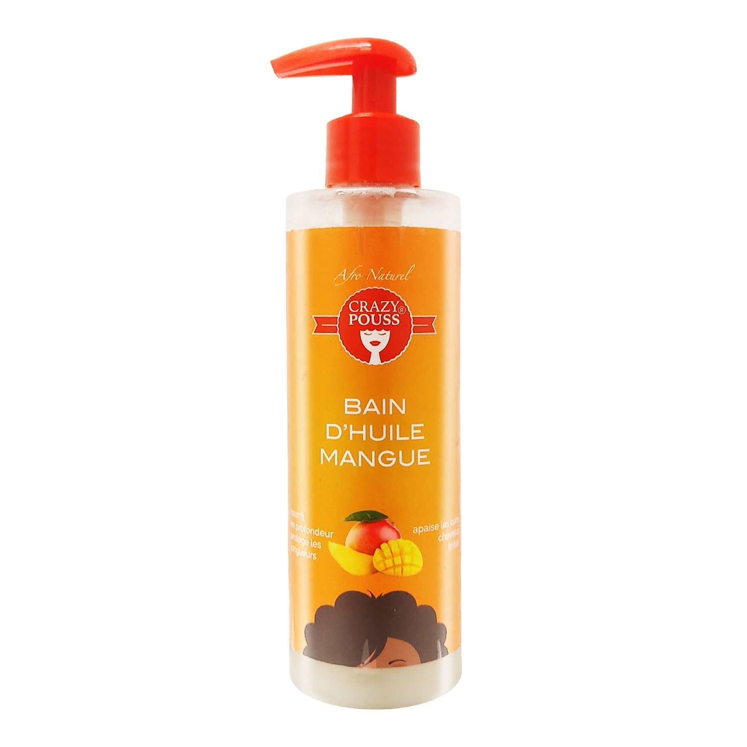 CRAZY POUSS - Bain d'huile à la Mangue 250ml