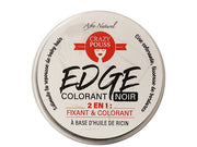 CRAZY POUSS - Gel edge colorant et fixateur - Noir 2 en 1