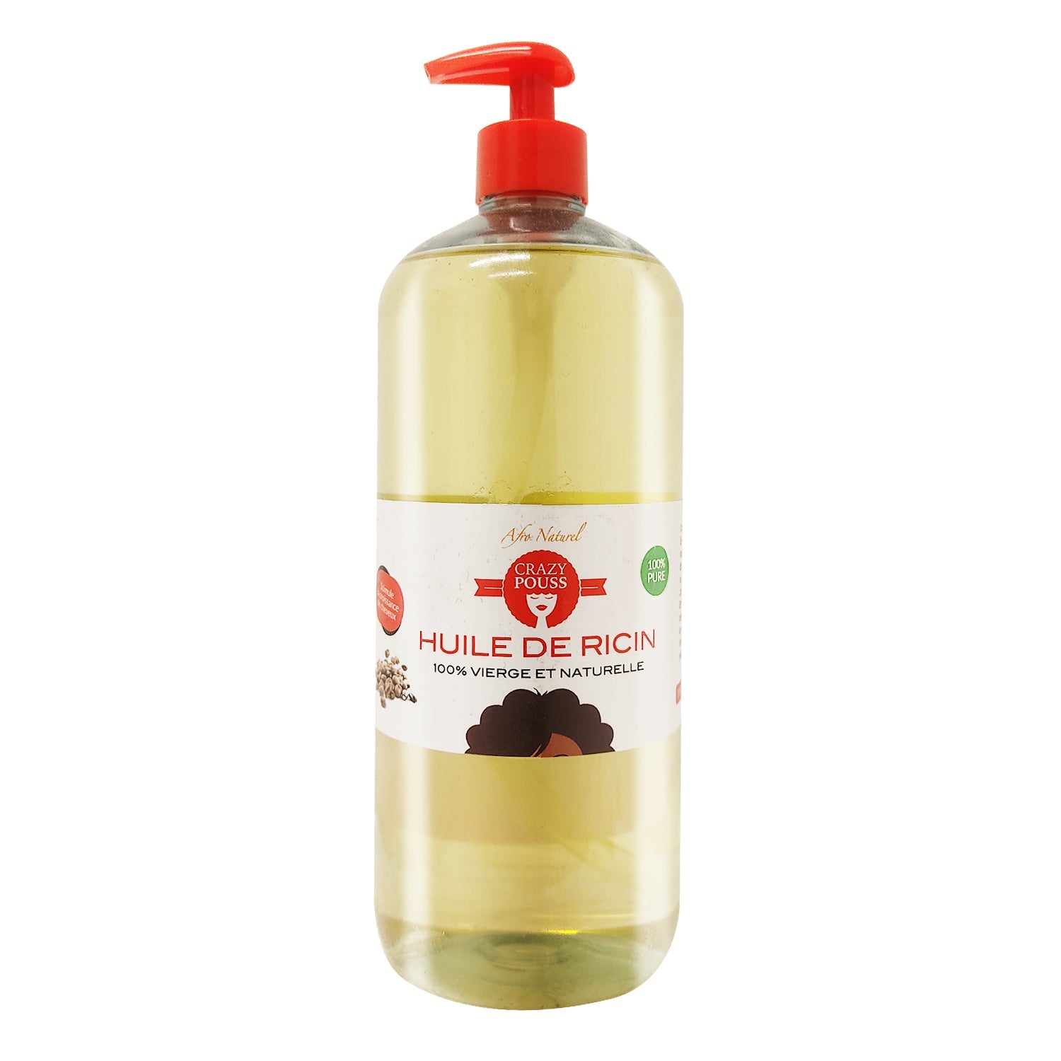 CRAZY POUSS - Huile de ricin naturelle
