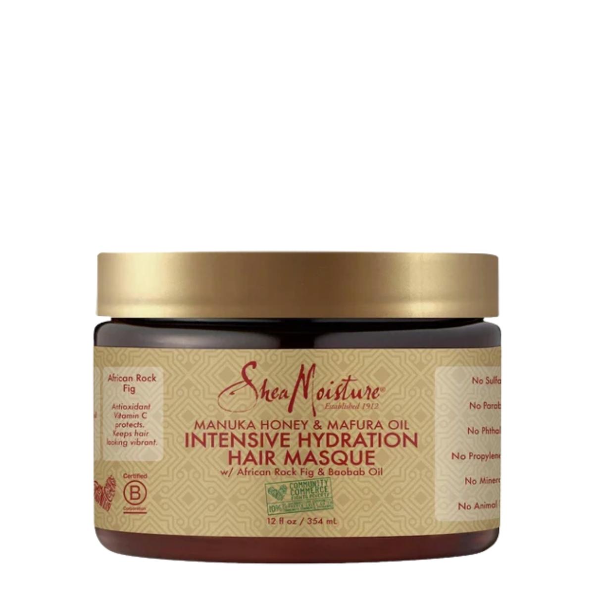Shea Moisture - Manuka Honey & Mafura Oil - Masque hydratant (340g)