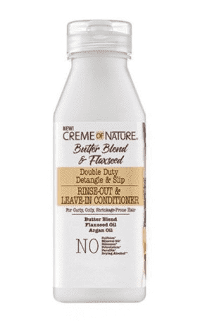 CREME OF NATURE - BUTTER BLEND & FLAXSEED - Rinse Out & Leave-In Conditioner 355ml