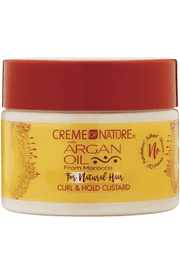 CREME OF NATURE – ARGAN OIL – Curl & Hold Custard 326g