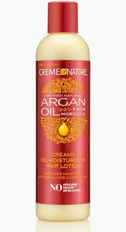 Lait Capillaire à l'Argan Creamy Oil Moisturizing Hair Lotion 250ml - CREME OF NATURE