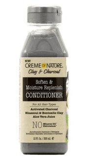 CREME OF NATURE – Après Shampoing Clay & Charcoal Conditioner 355ml